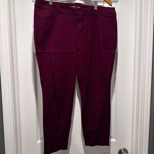 Burgundy Dress Pants